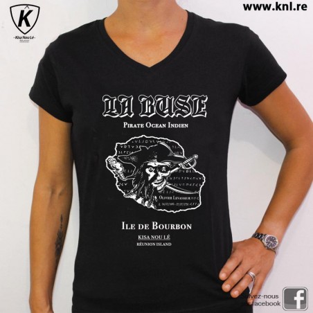 Tee Shirt La Buse Pirate femme noir