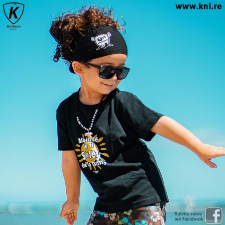 Tee Shirt Moin Lé enfant noir