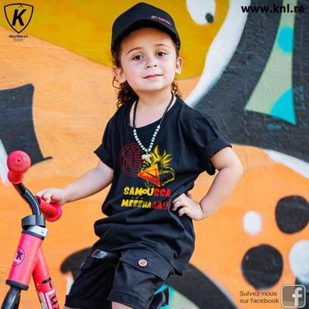 Tee Shirt Samoussa enfant noir