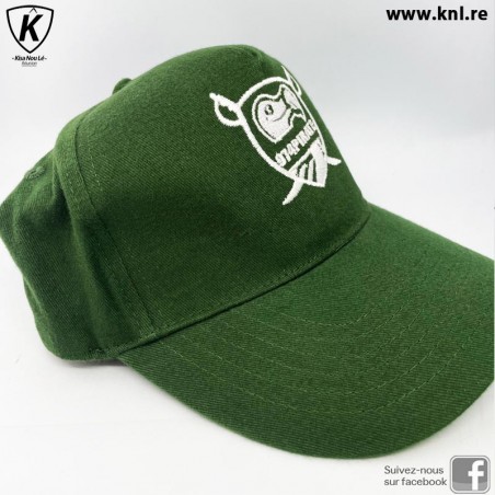 Casquette 974 Pirate verte